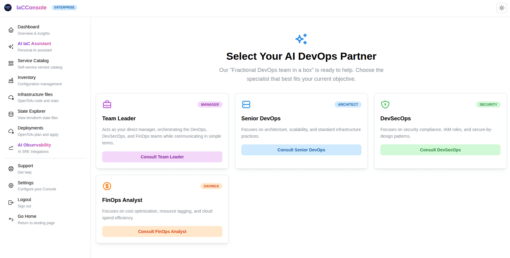 1. Select Your AI DevOps Partner
