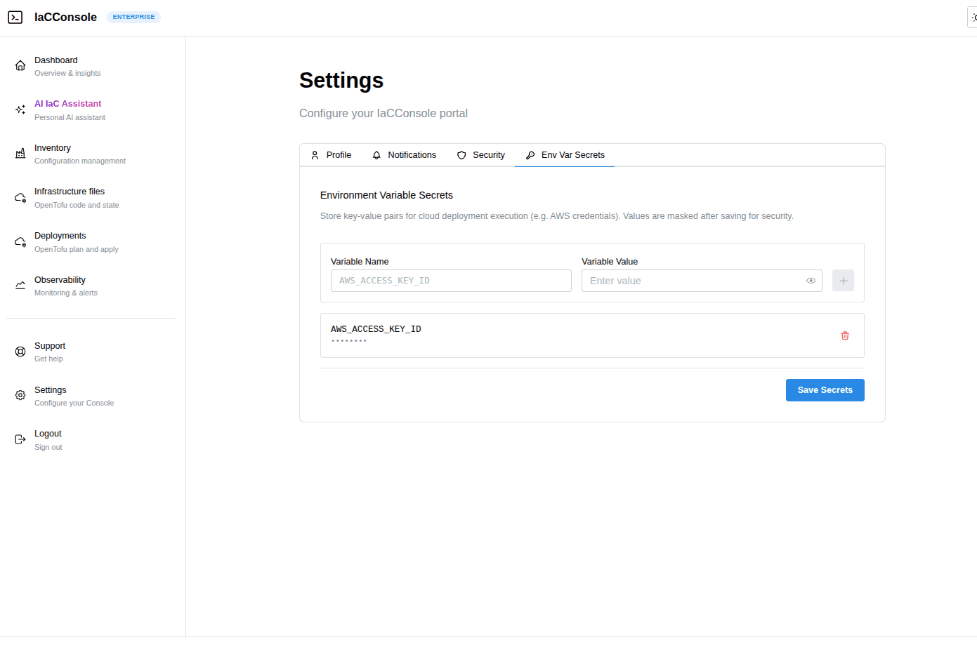 Environment Variables